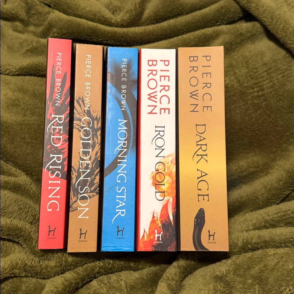 Book Set - Red, Gold, Blue, Brown